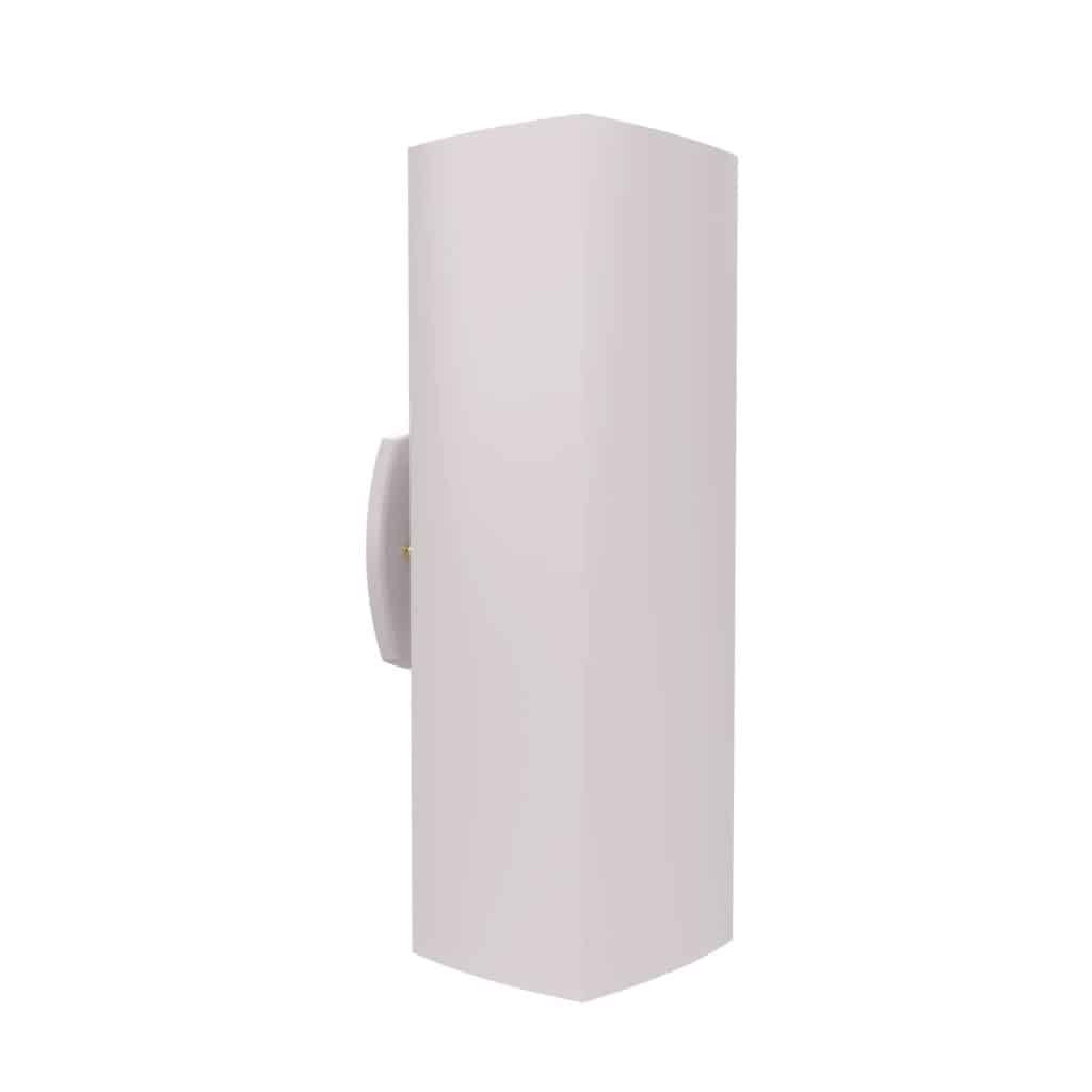 Luminaire mural Snoc — Évolution - Tube carré PAR38 en Blanc