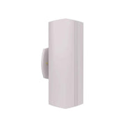 Luminaire mural Snoc — Évolution - Tube carré lignés PAR20/30 / A-19 en Blanc