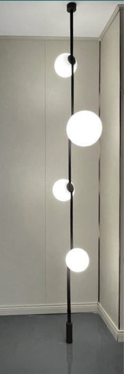 Lampe de plancher Lampe plancher en kit en noir — BK-020-BLK — Luminaire Expert