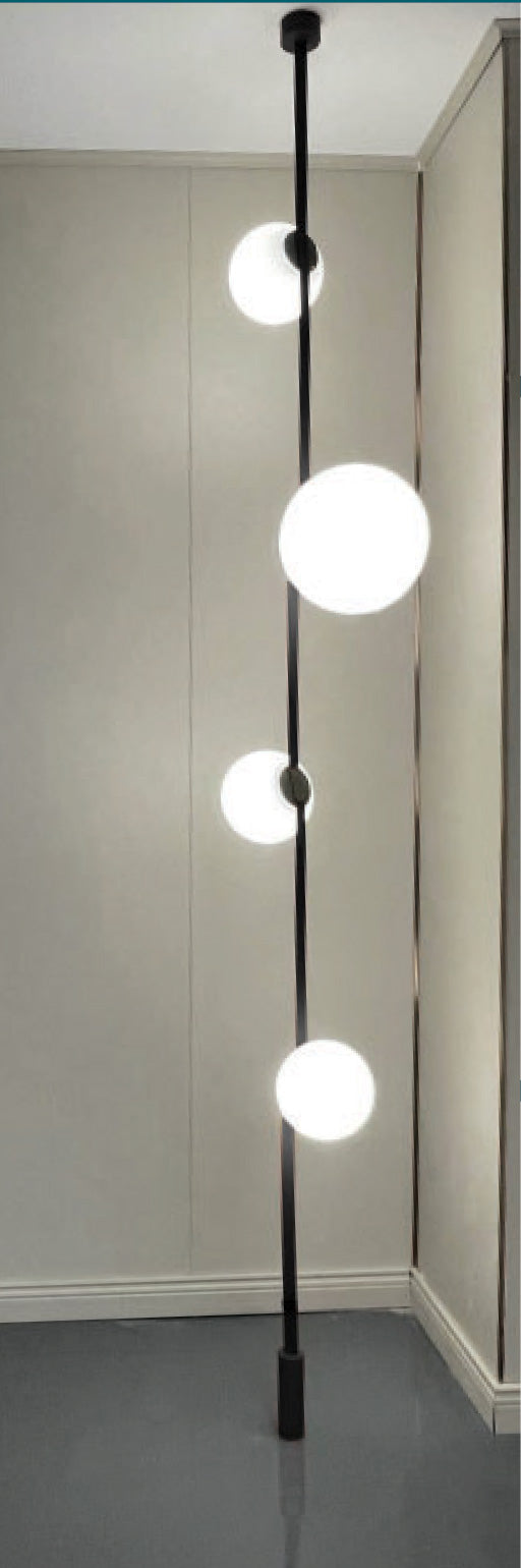 Lampe de plancher Lampe plancher en kit en noir — BK-020-BLK — Luminaire Expert