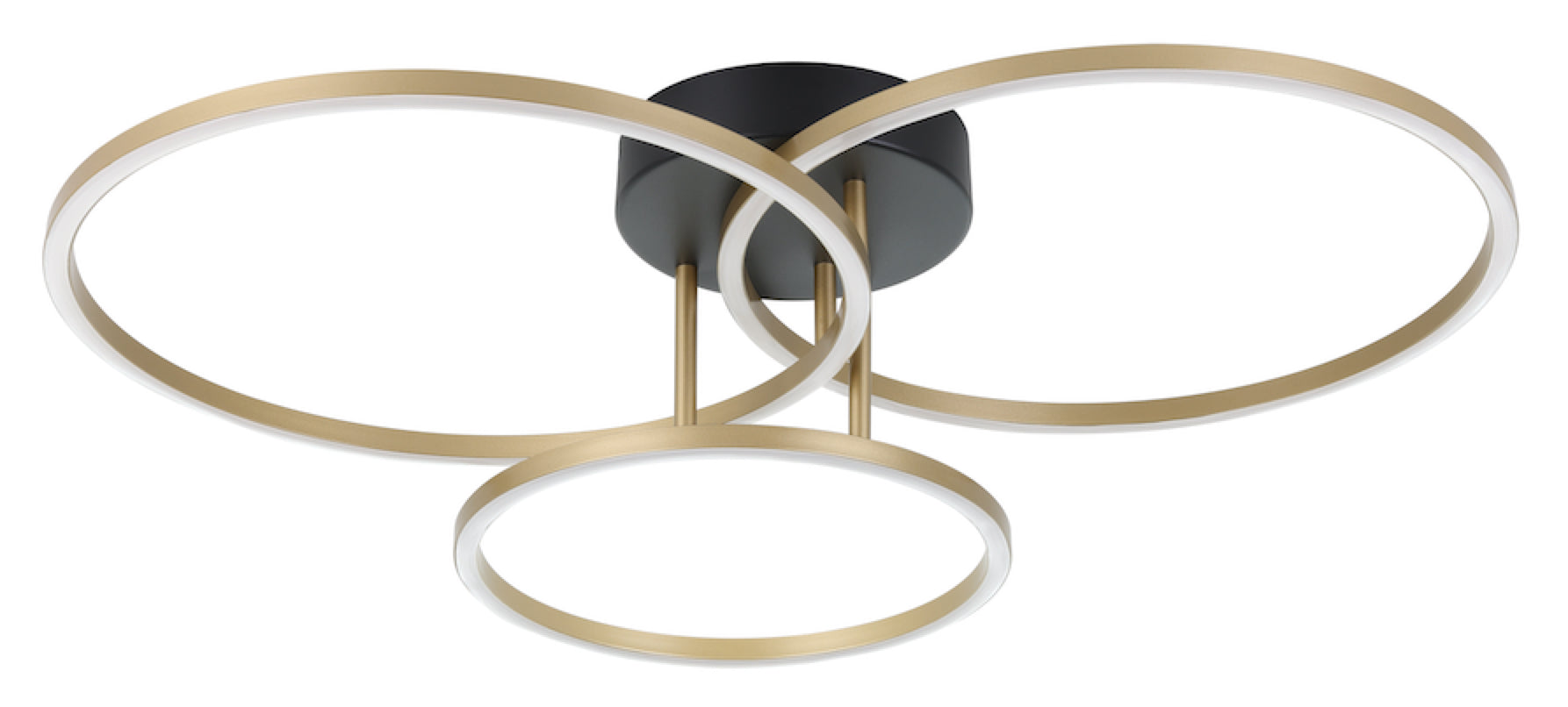 Plafonnier BOYAL en noir et or — Eglo