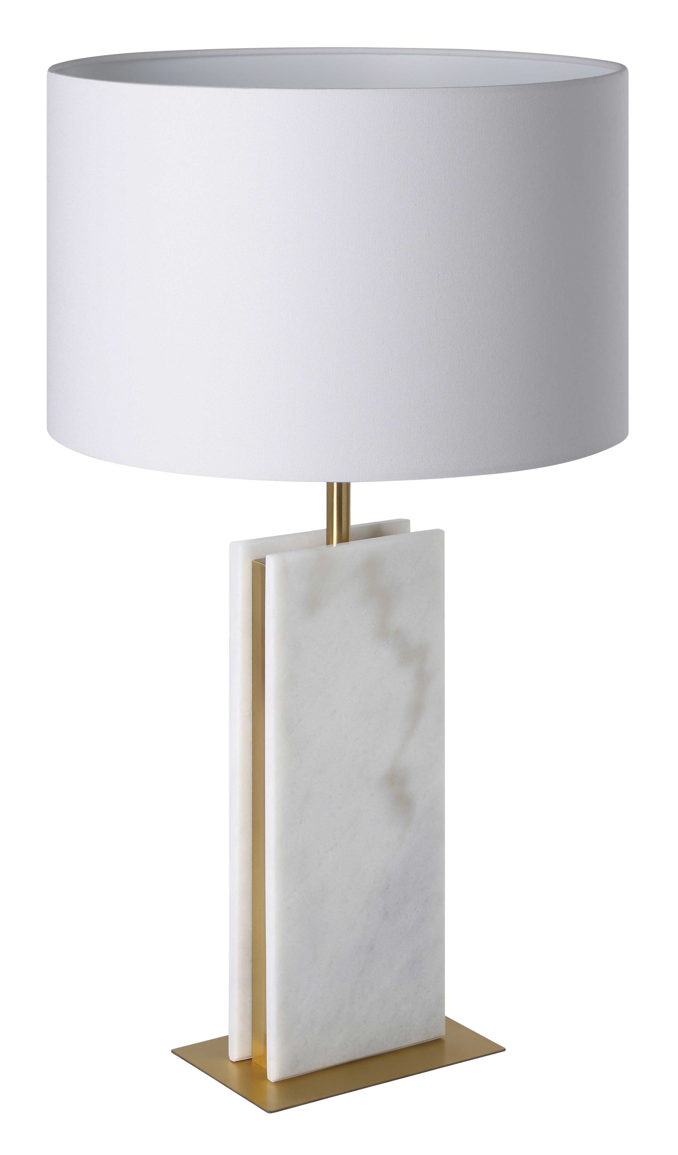 Lampe de table BELESAR en marbre et or brossé — Eglo