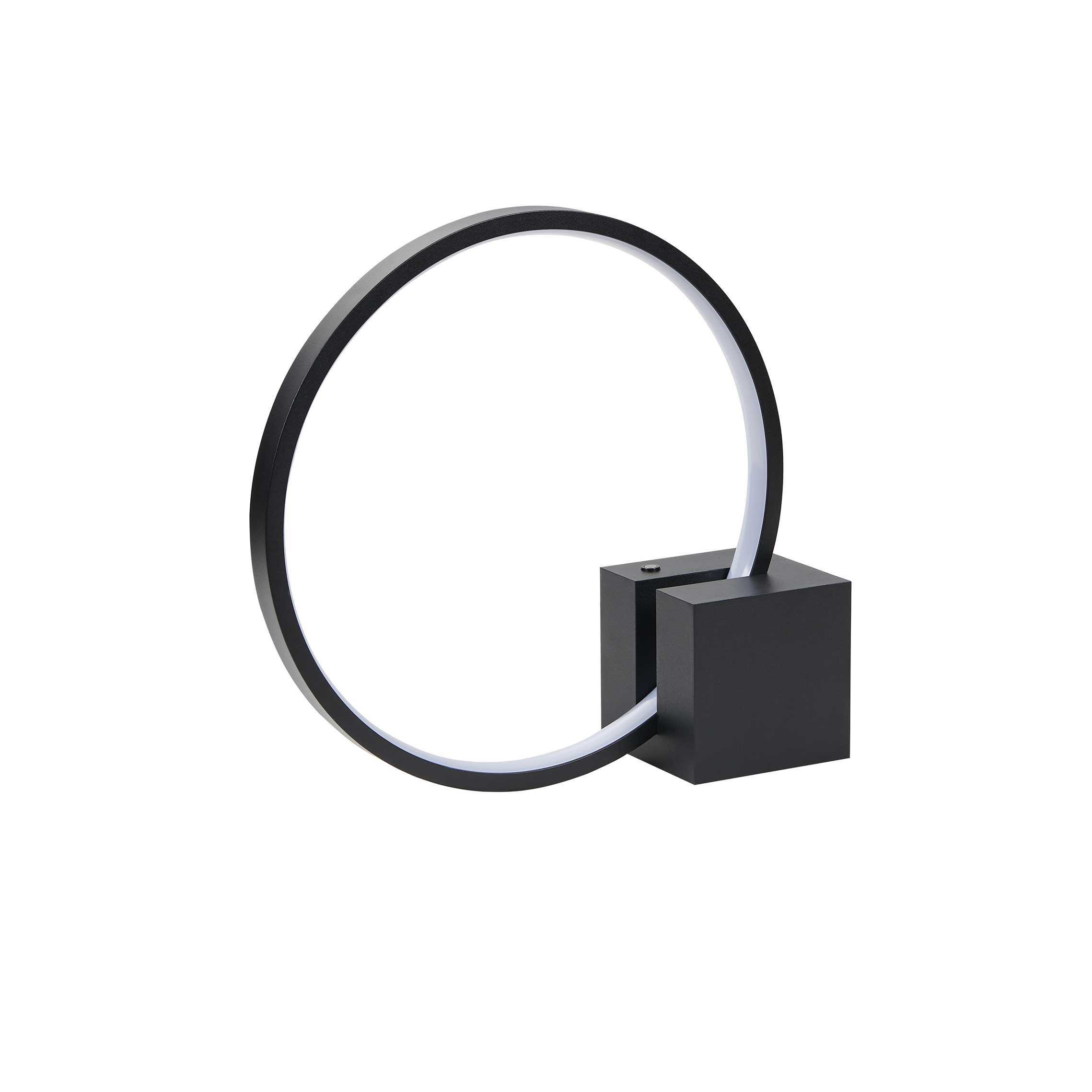 Lampe de table NASSA en noir texturé — Luminaire Expert