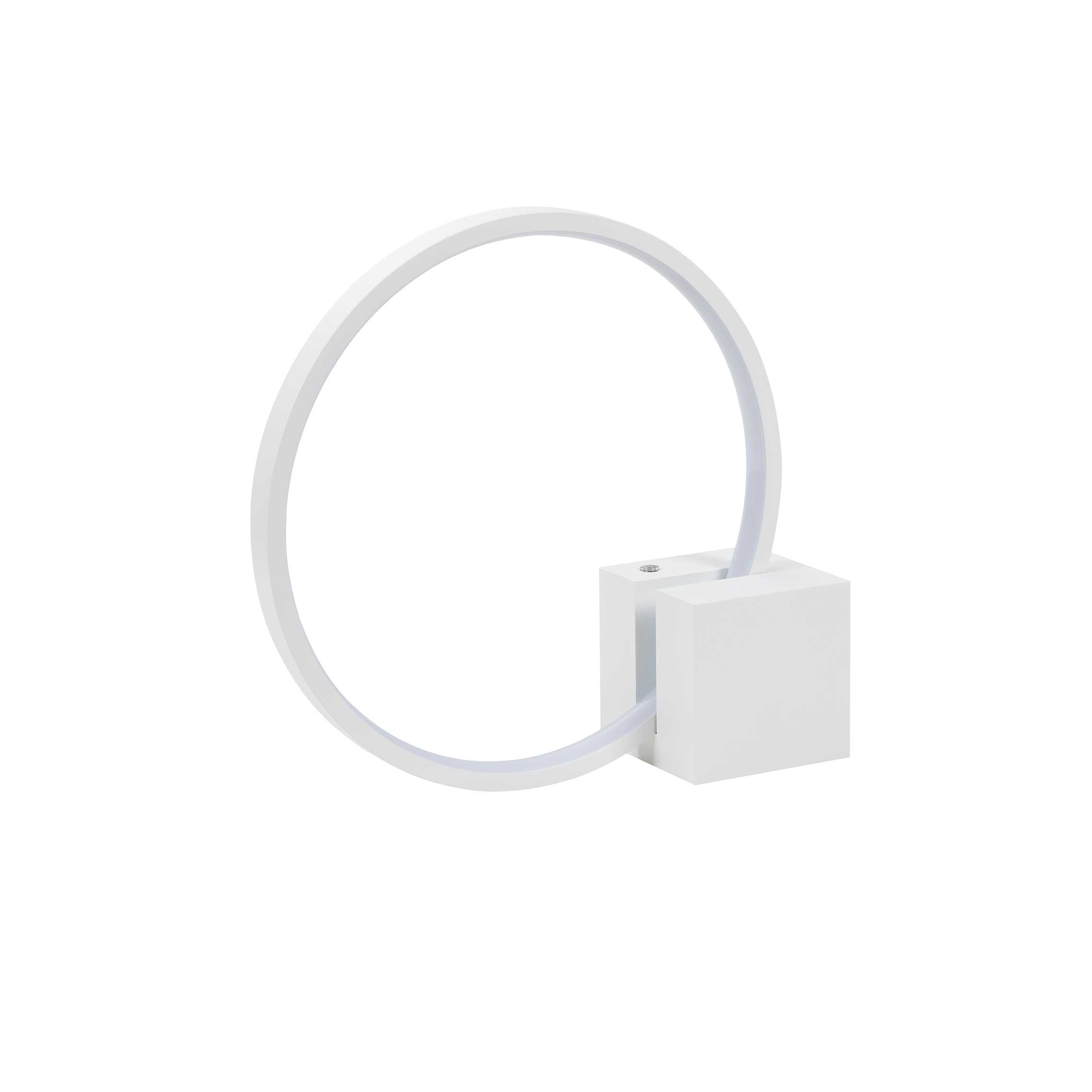Lampe de table NASSA en blanc texturé — Luminaire Expert