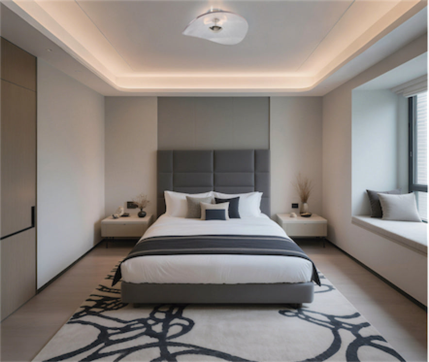 Suspension NOVELLA en nickel poli — 207393A — Luminaire Expert