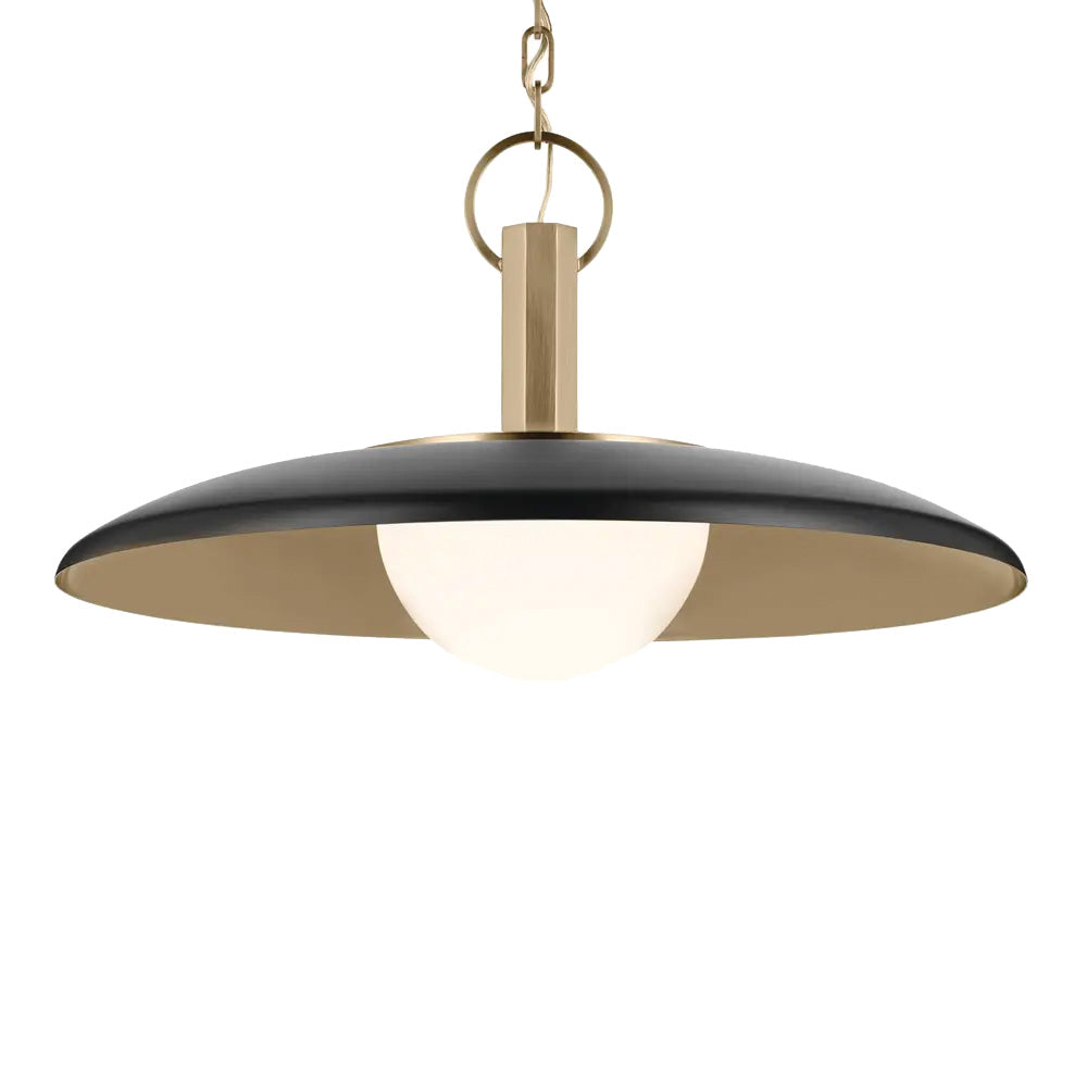 Suspension KURIO en noir et bronze champagne — 52835BK — Luminaire Expert