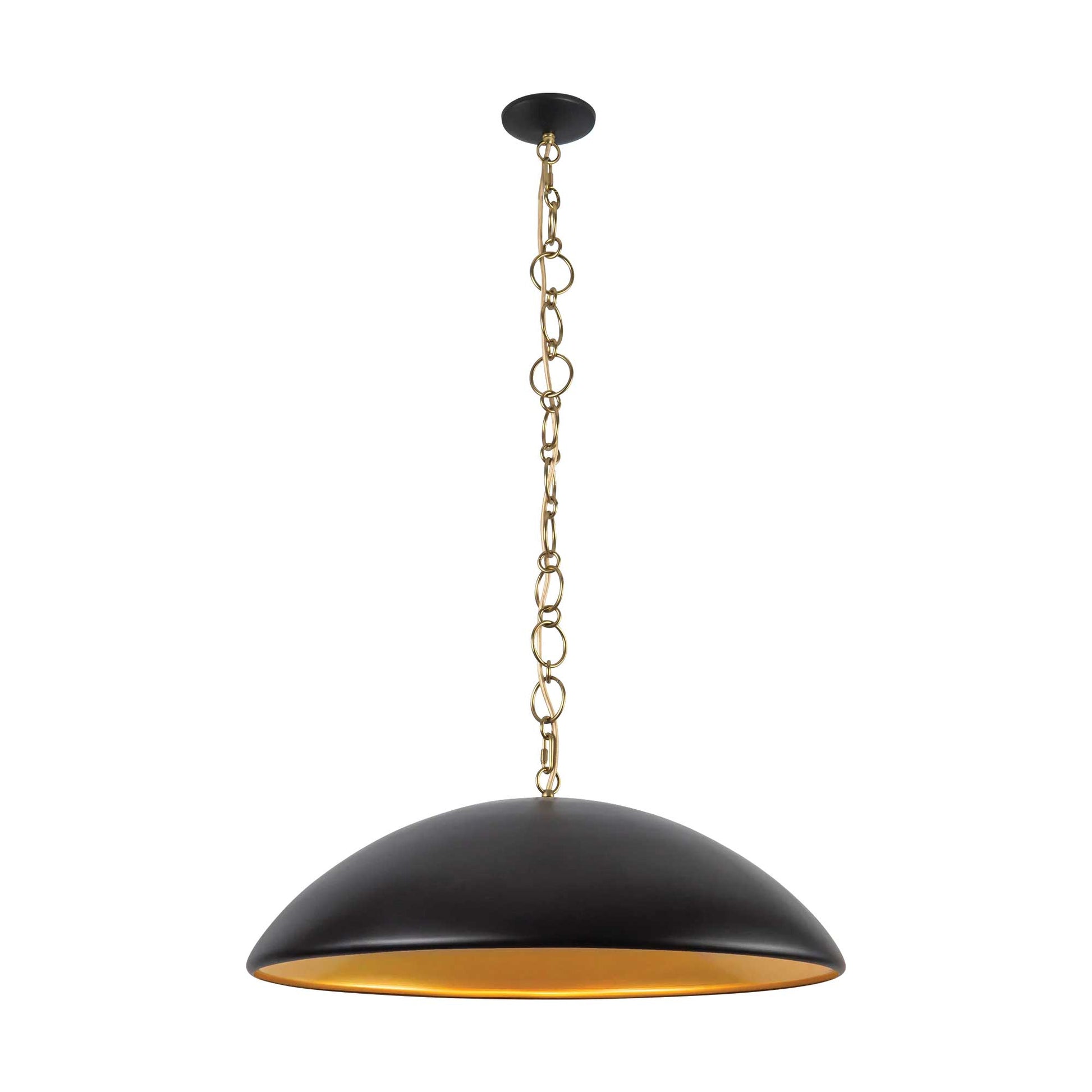 Suspension GRANT en noir mat — PD423028MB — Luminaire Expert