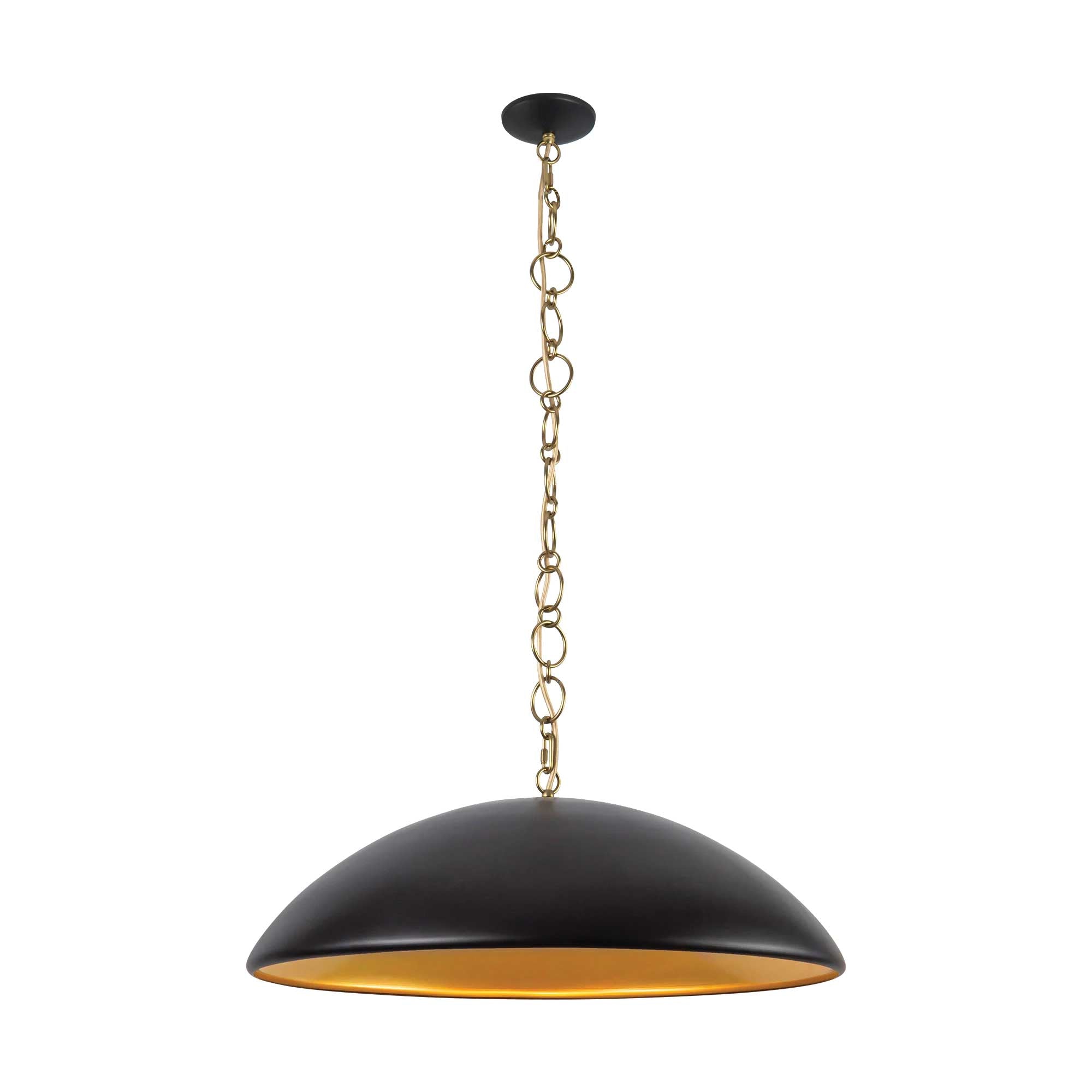 Suspension GRANT en noir mat — PD423028MB — Luminaire Expert