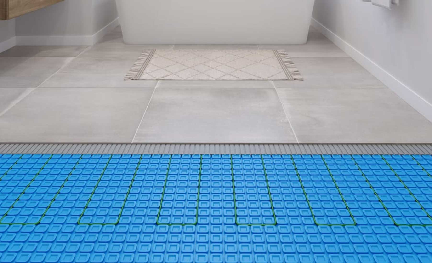 Accessoire de salle de bain Membrane désolidarisation en bleue — HGSMD054 — Luminaire Expert