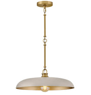 Suspension SADIE en laiton laqué et taupe — 48167LCB-LTP — Luminaire Expert