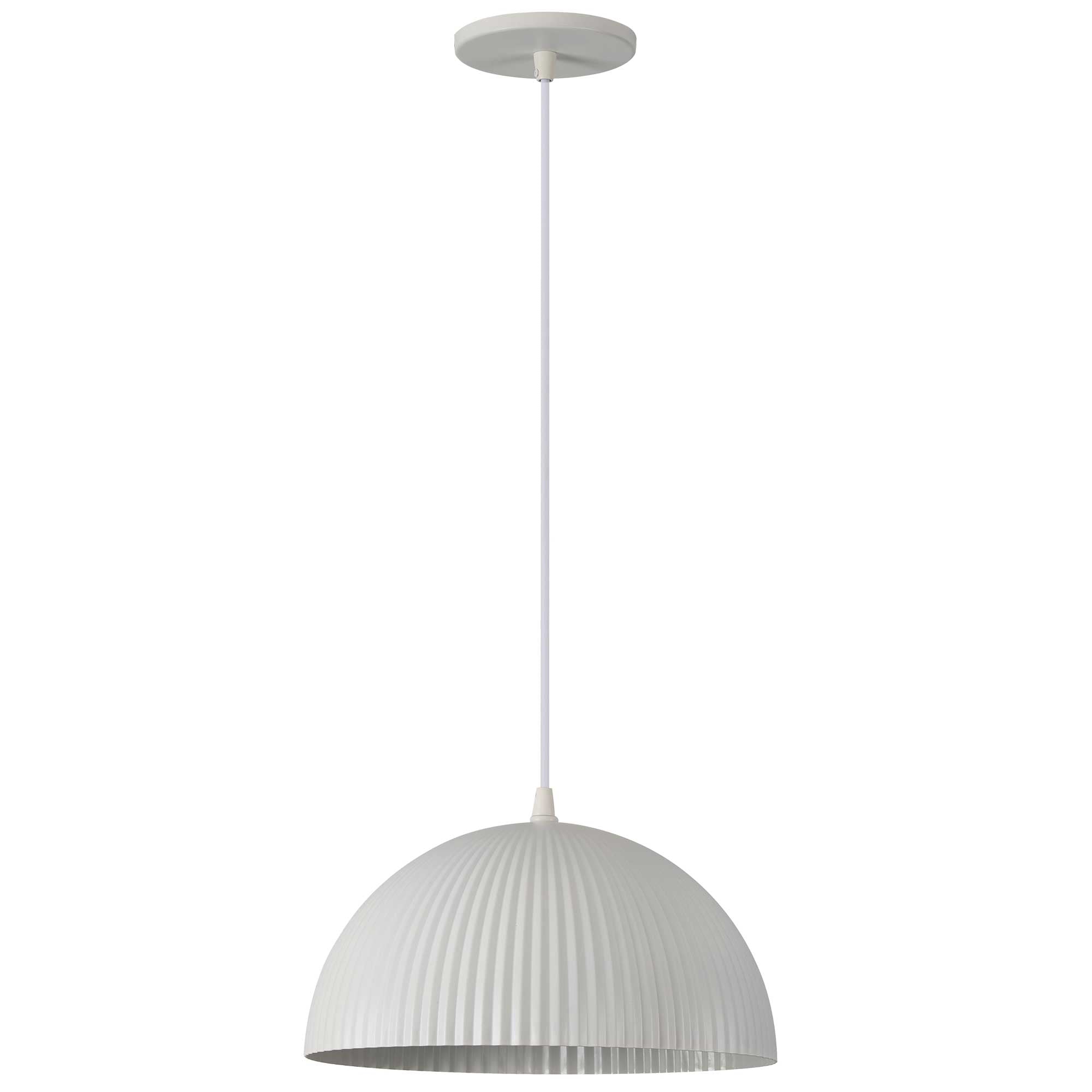 Suspension REMY en blanc mat — REM-121P-MW — Luminaire Expert