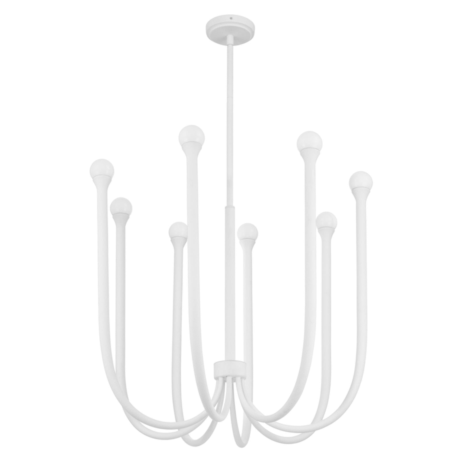 Suspension DAHLIA en blanc plâtre — 207254A — Luminaire Expert