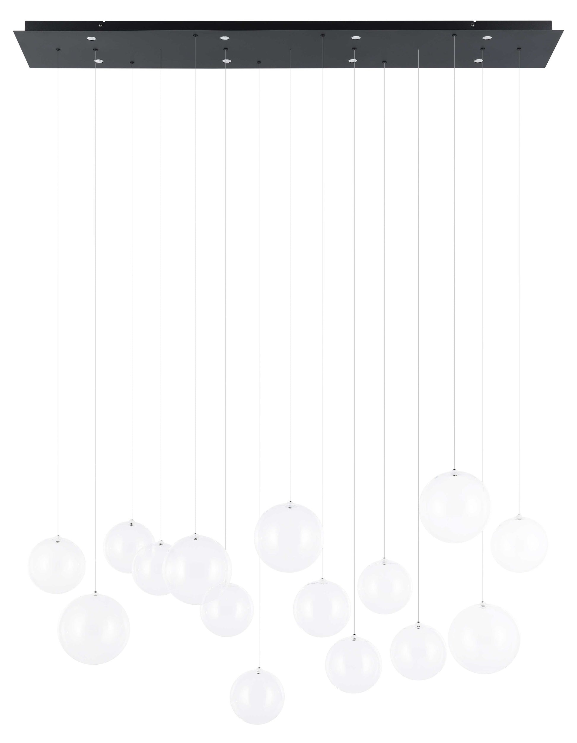 Suspension ESPARDELLO en noir — Eglo