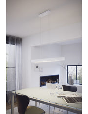 Suspension CLIMENE en aluminium brossé — Eglo