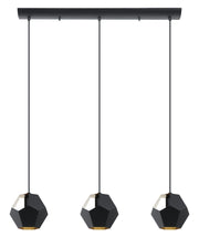 Suspension RASIGURES en noir — Eglo