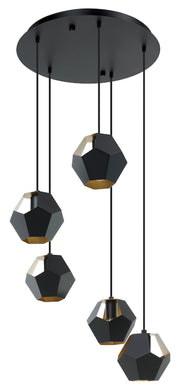 Suspension RASIGURES en noir — Eglo