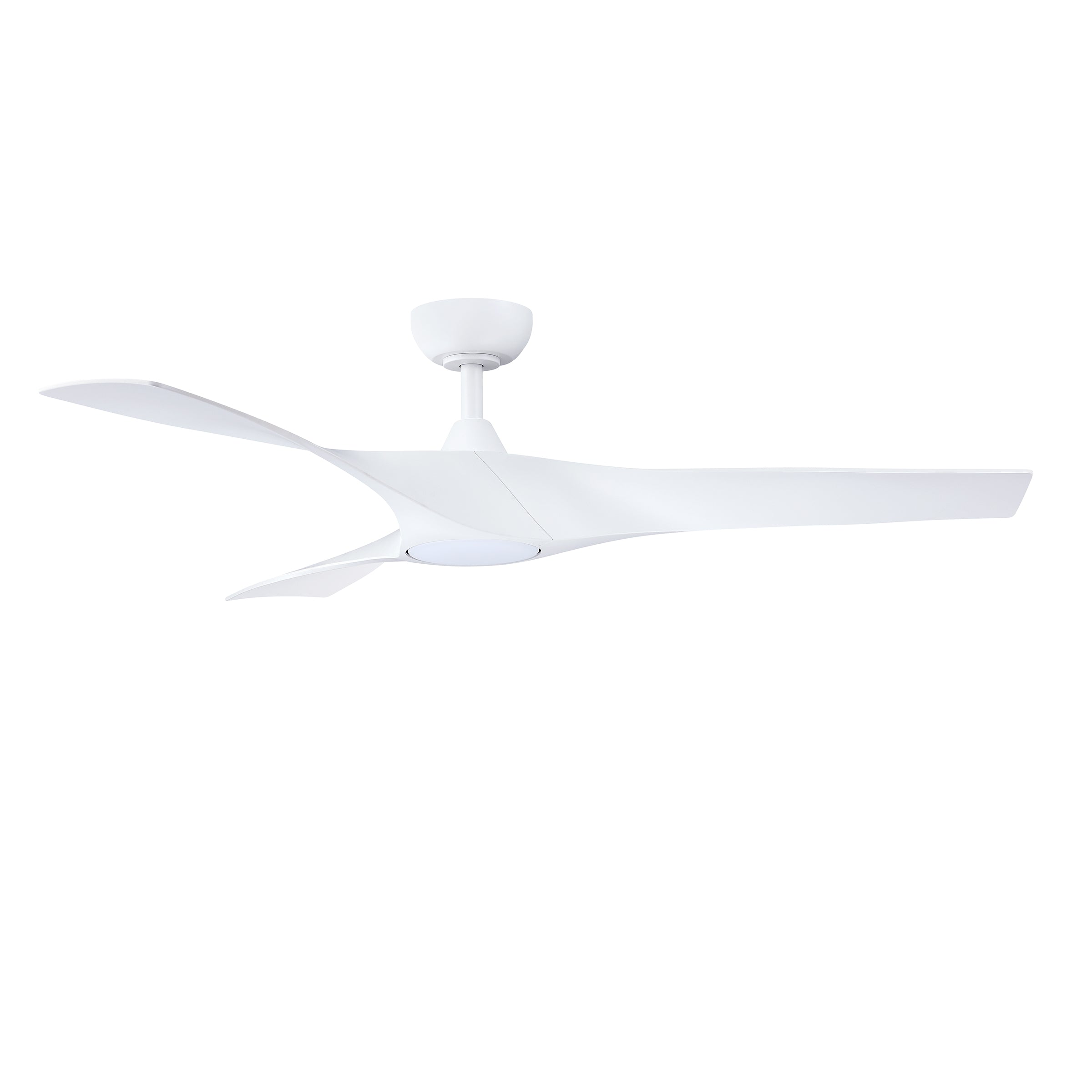 Ventilateur de plafond GENAR en blanc mat — AC40652-MWH — Luminaire Expert