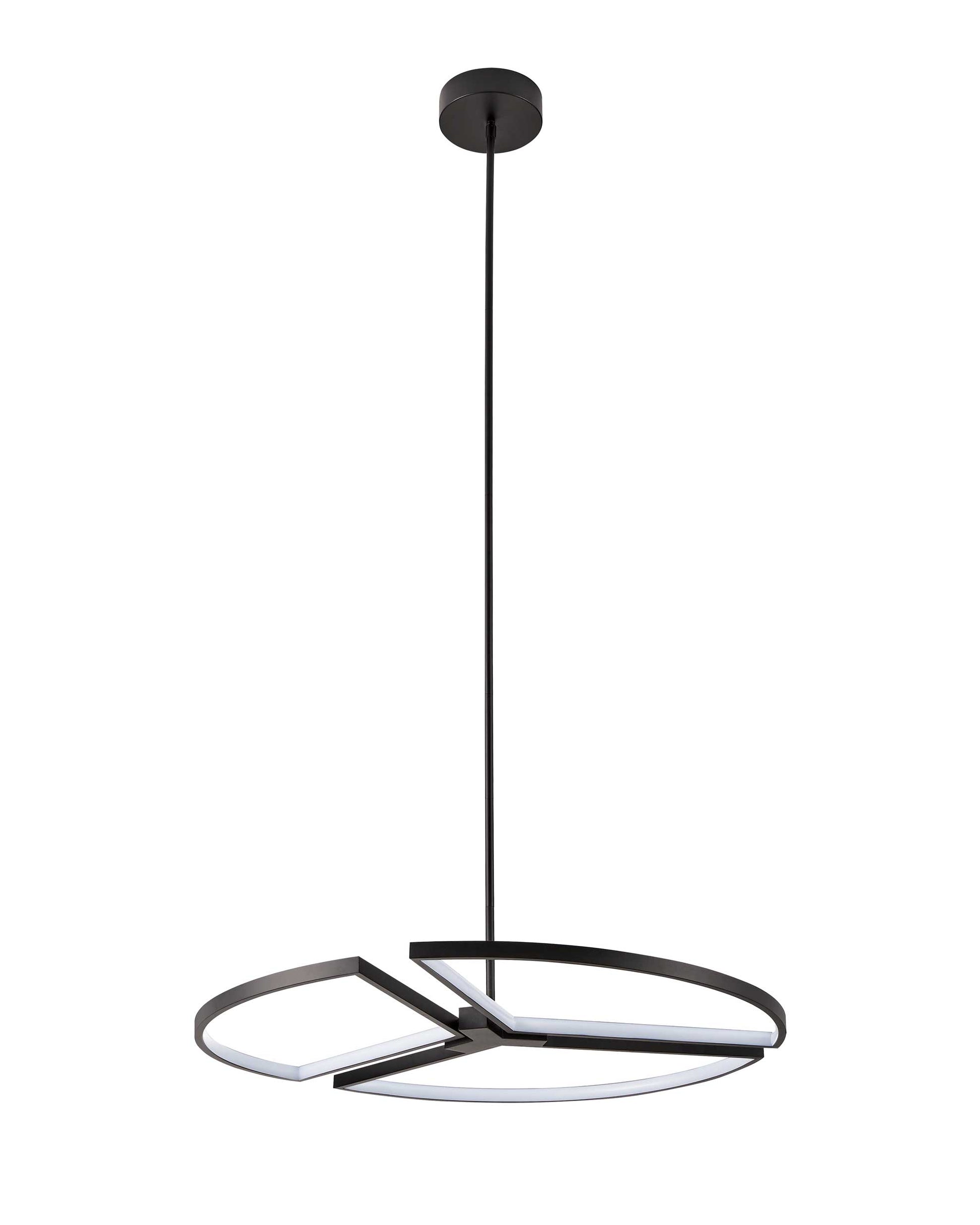 Suspension ALFIE en noir texturé — 207767A — Luminaire Expert