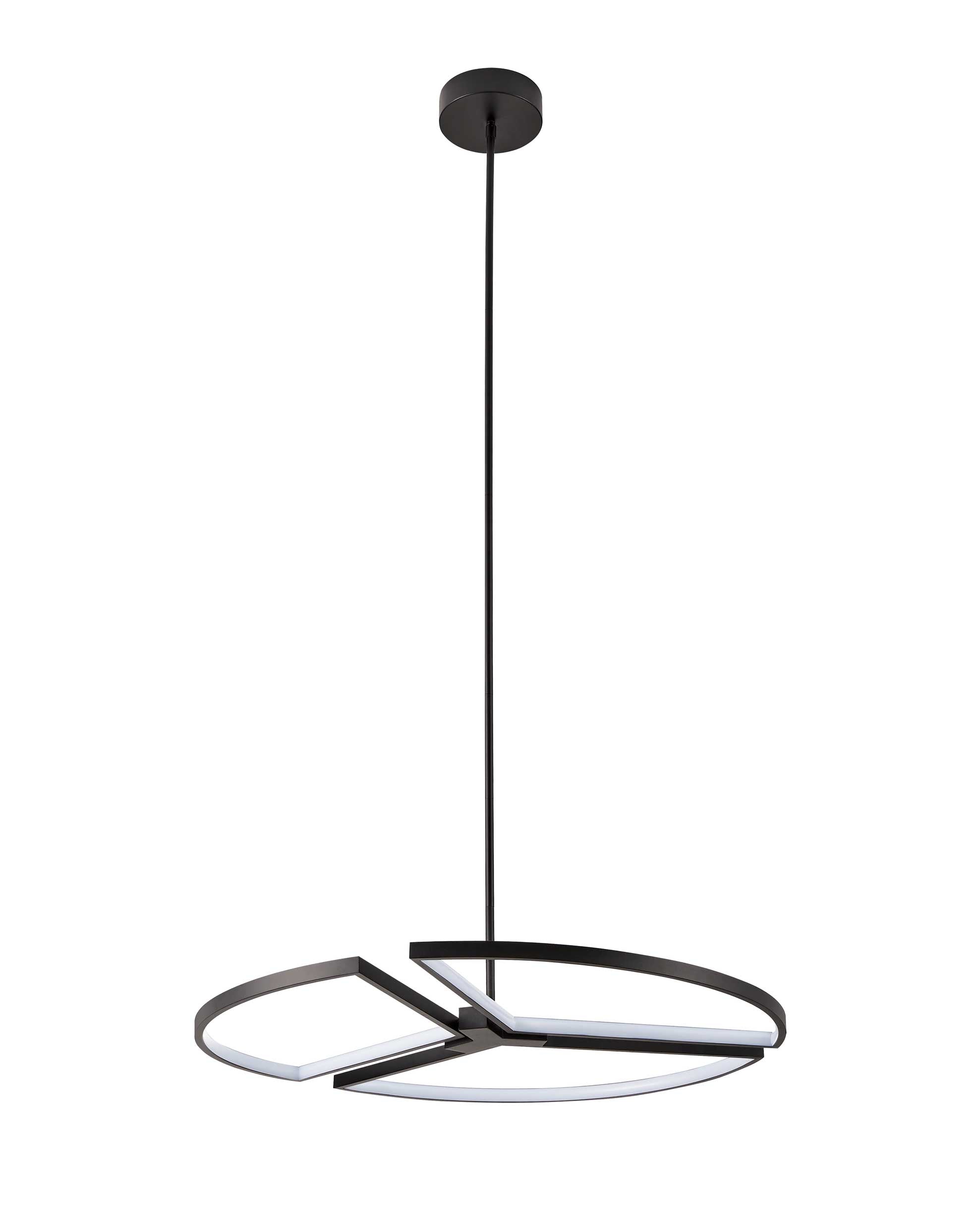 Suspension ALFIE en noir texturé — 207767A — Luminaire Expert