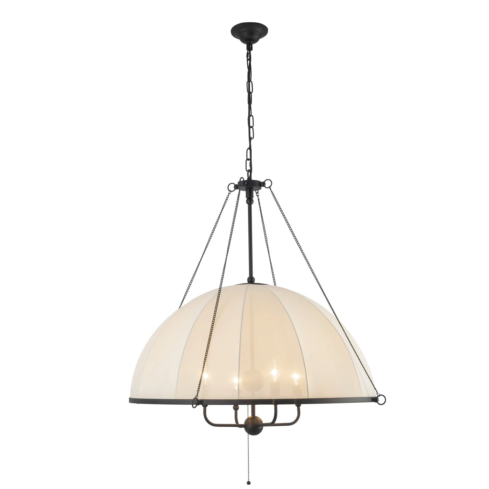 Suspension CROSBY en noir mat — CH661433MB — Luminaire Expert