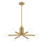 Suspension STOCKHOLM en or champagne — 207353A — Luminaire Expert