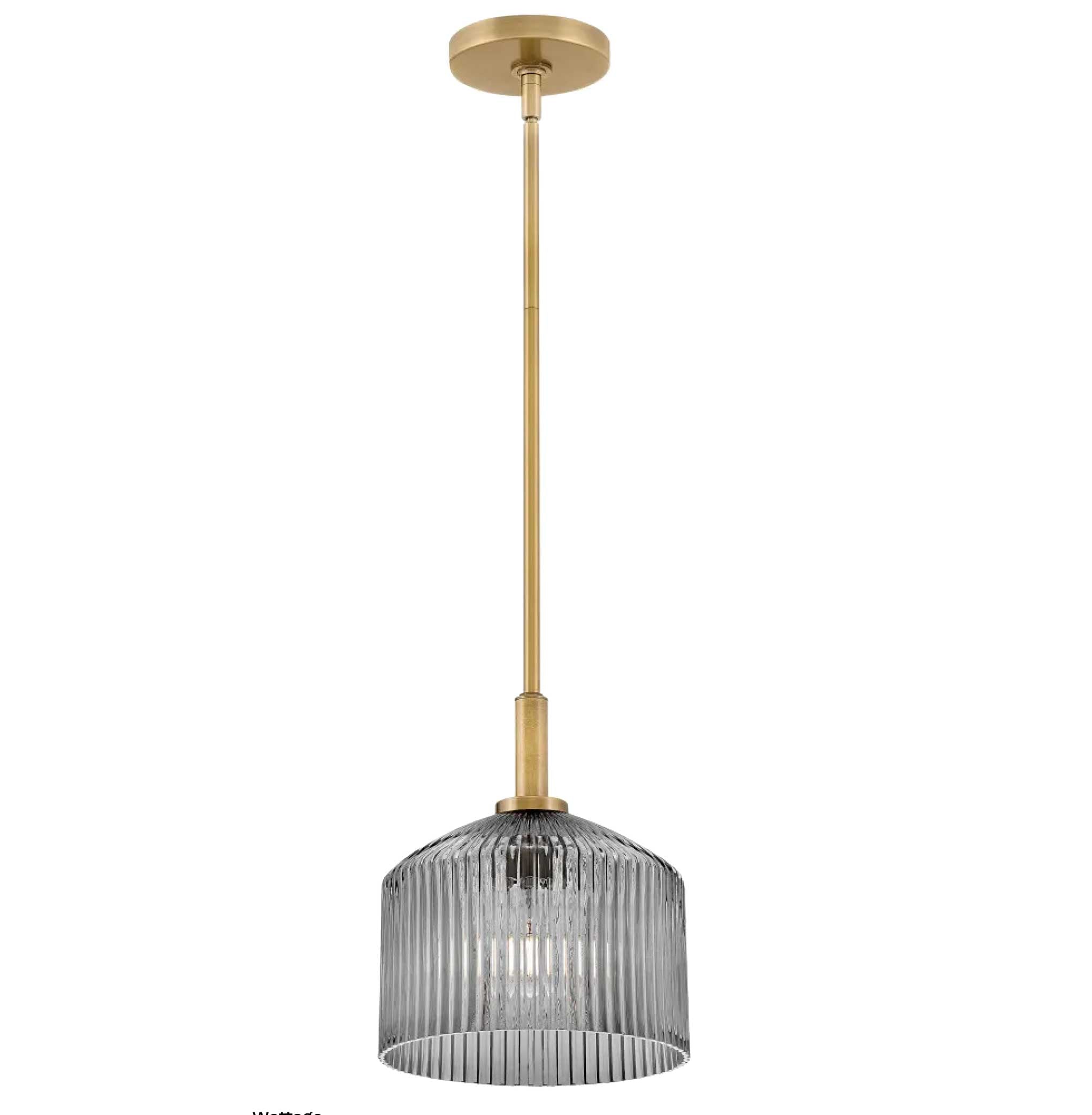 Suspension LISETTE en laiton laqué — 83727LCB-SM — Luminaire Expert