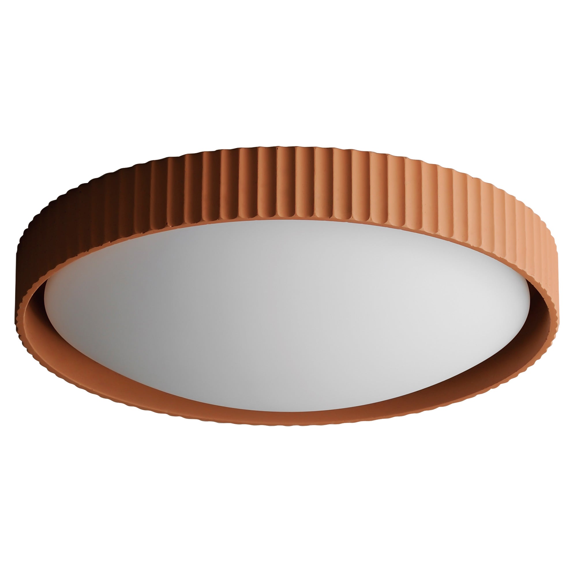 Plafonnier SOUFFLE en terracotta — E25059-TRC — Luminaire Expert