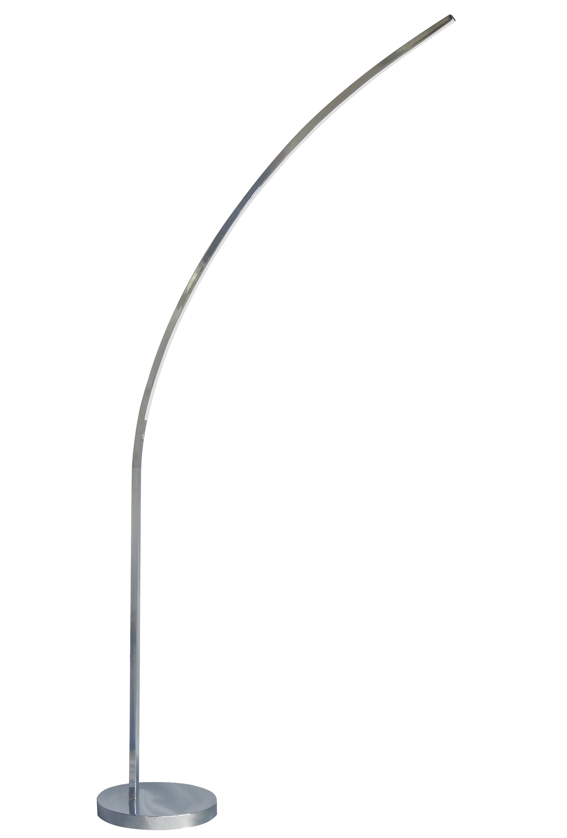 Lampe de plancher en chrome — Dainolite