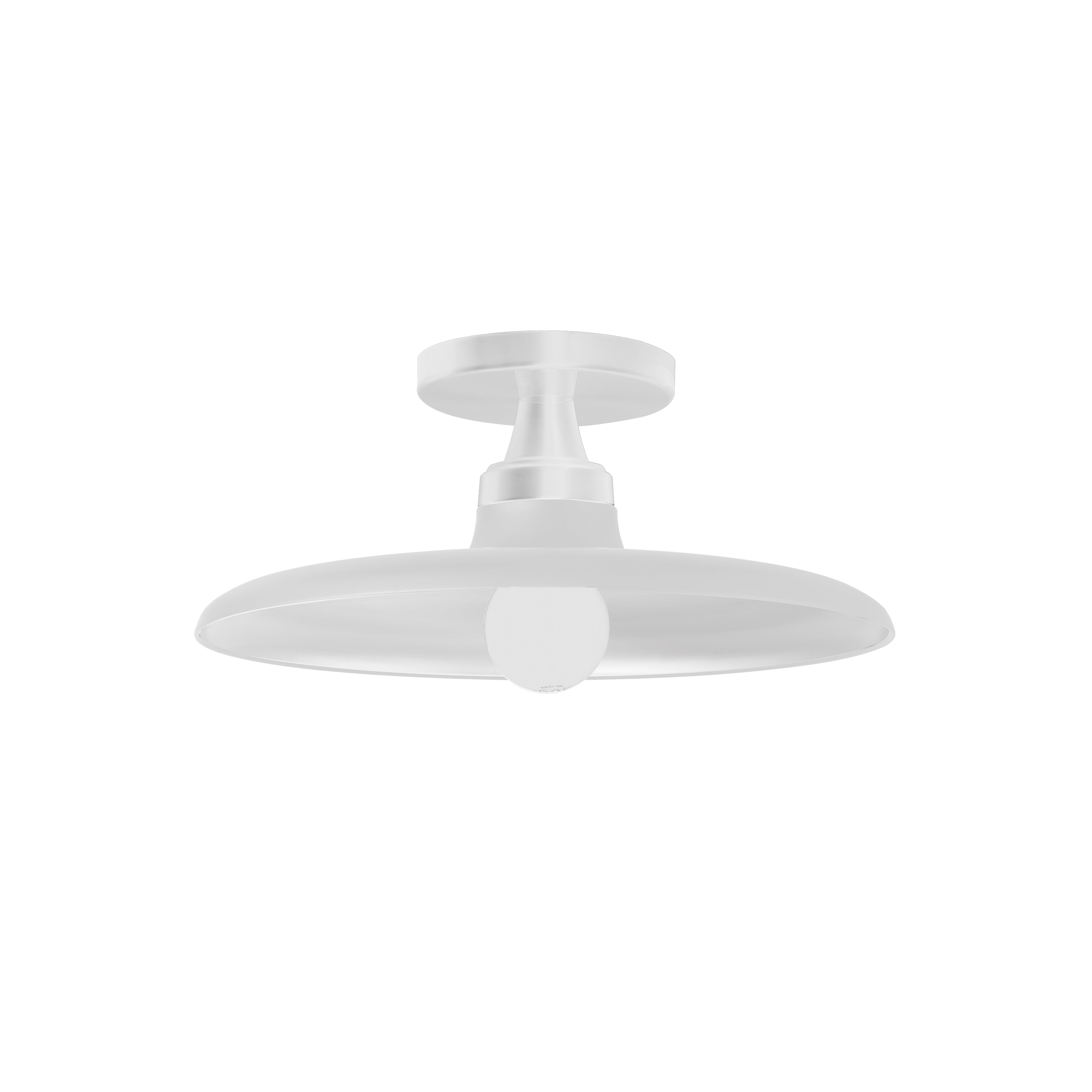 Plafonnier QUENTIN en blanc mat et laiton vieilli — QTN-121SF-MW — Luminaire Expert