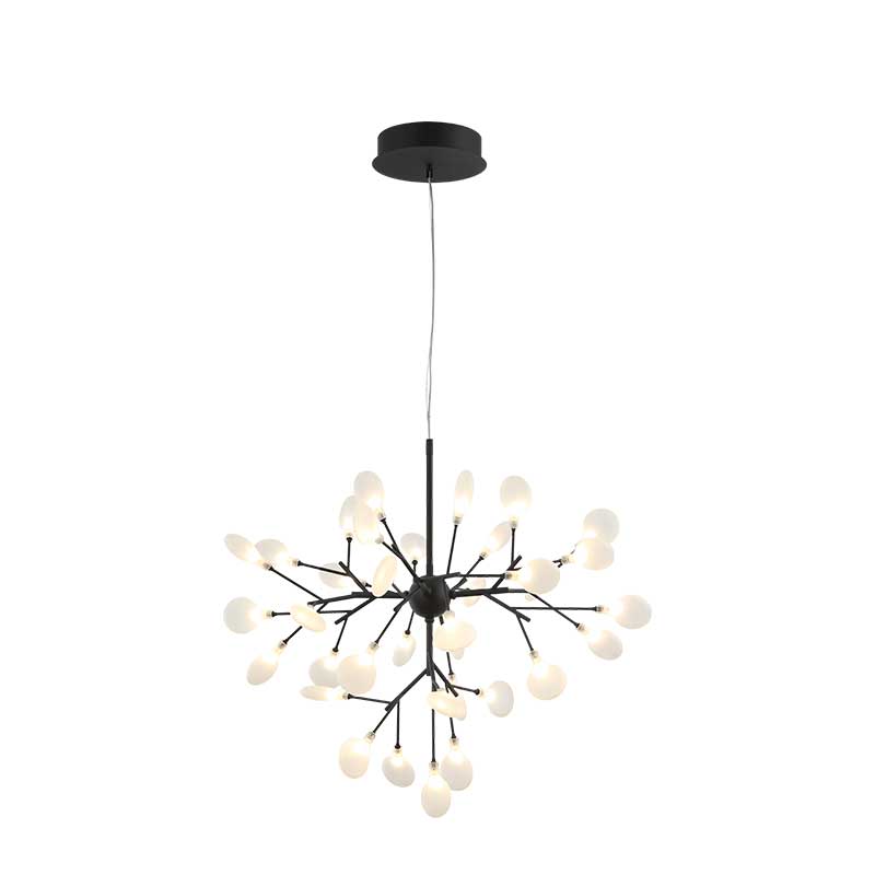 Suspension HYDRANGEA BLOOM en noir mat — C69830MB — Luminaire Expert