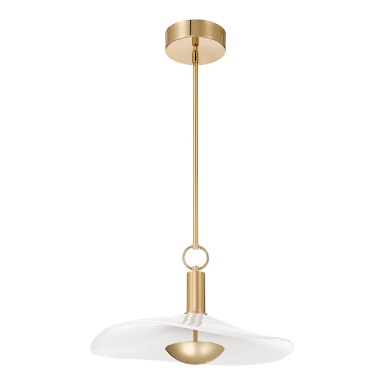 Suspension NOVELLA en or poli — 207395A — Luminaire Expert