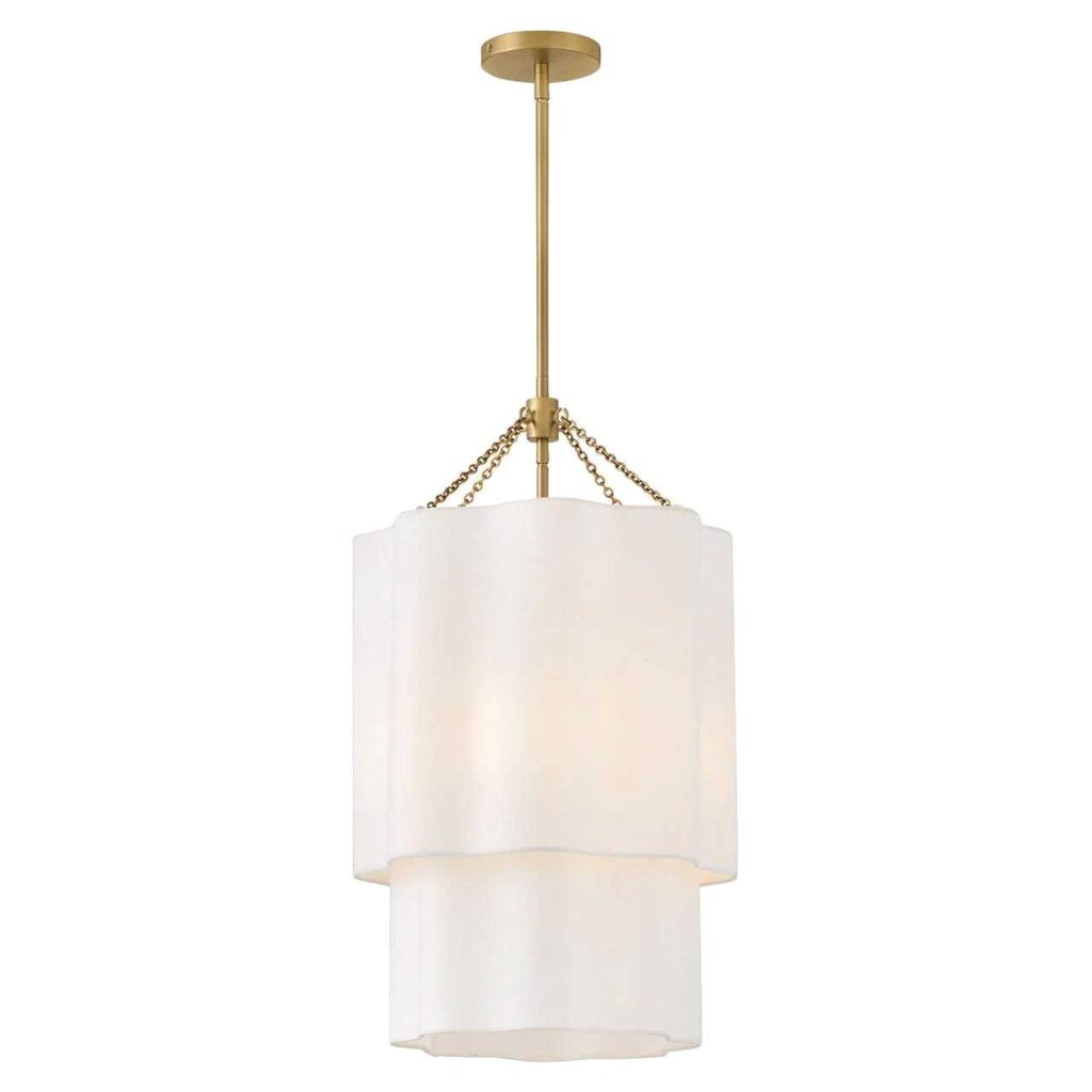 Suspension GWEN en laiton laqué — Hinkley