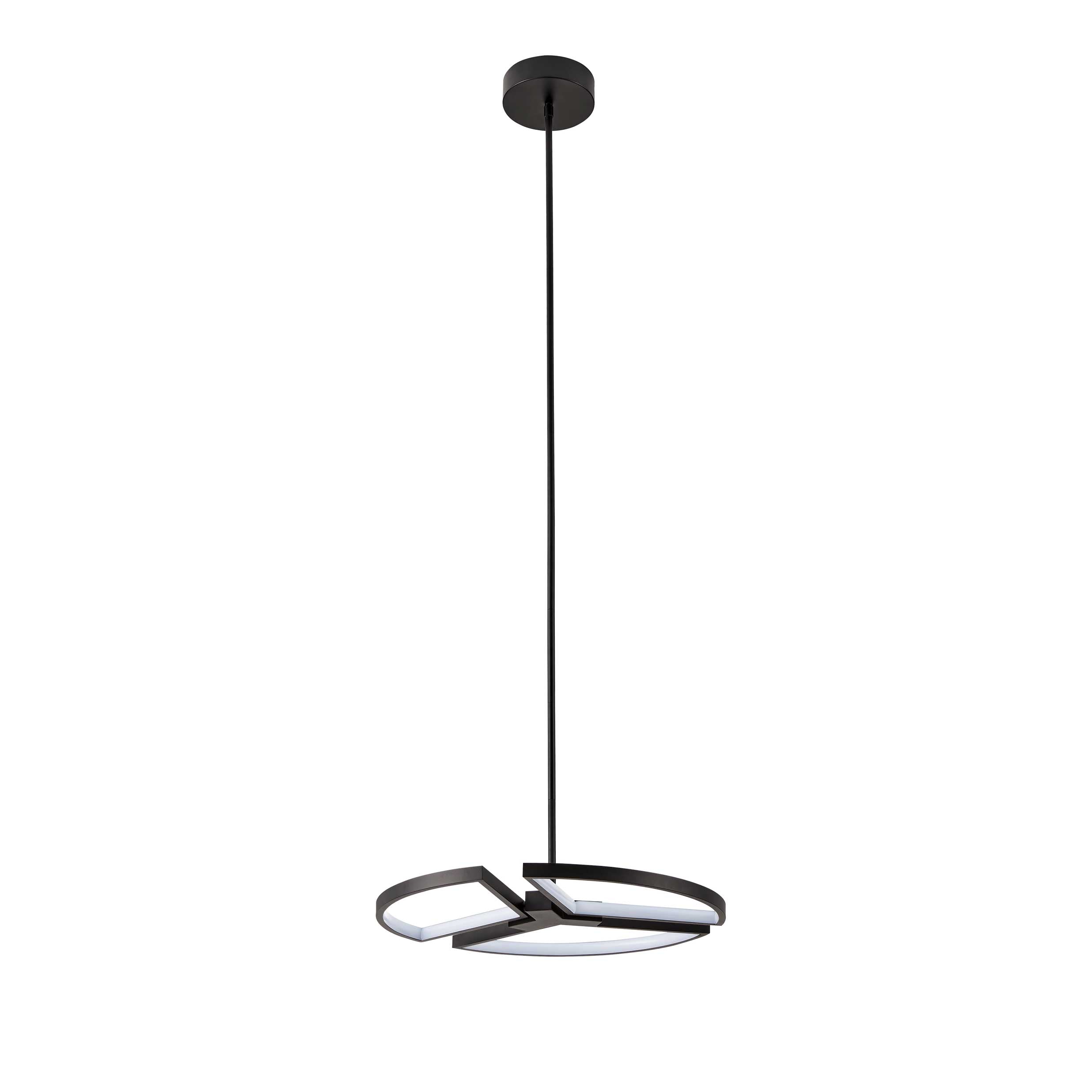 Suspension ALFIE en noir texturé — 207766A — Luminaire Expert