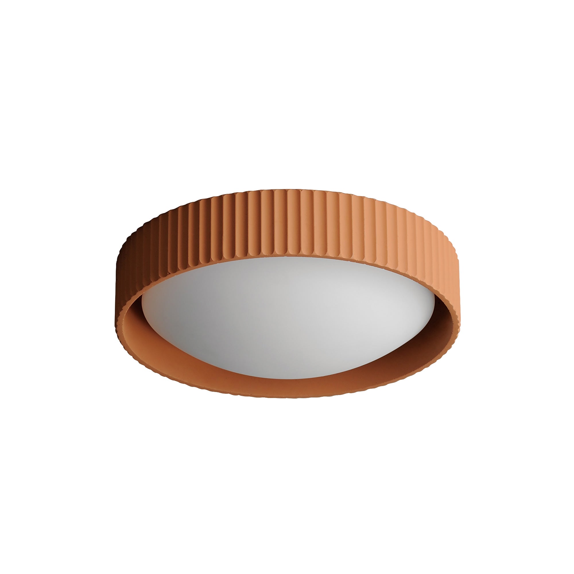 Plafonnier SOUFFLE en terracotta — E25051-TRC — Luminaire Expert