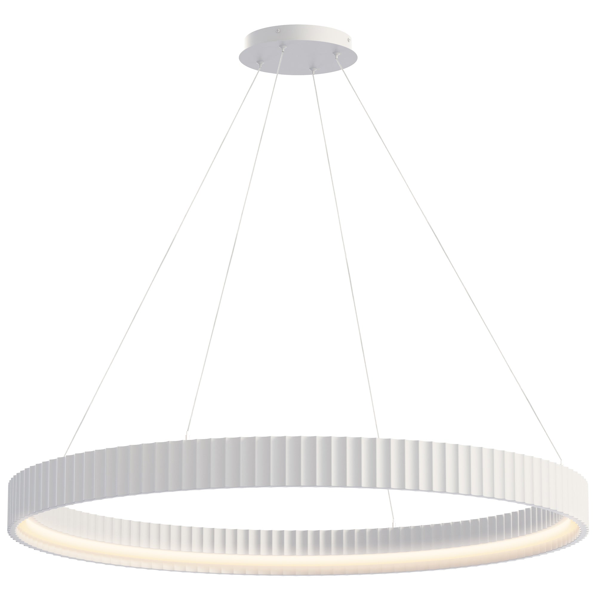 Suspension SOUFFLE en craie blanche — E25056-CHK — Luminaire Expert