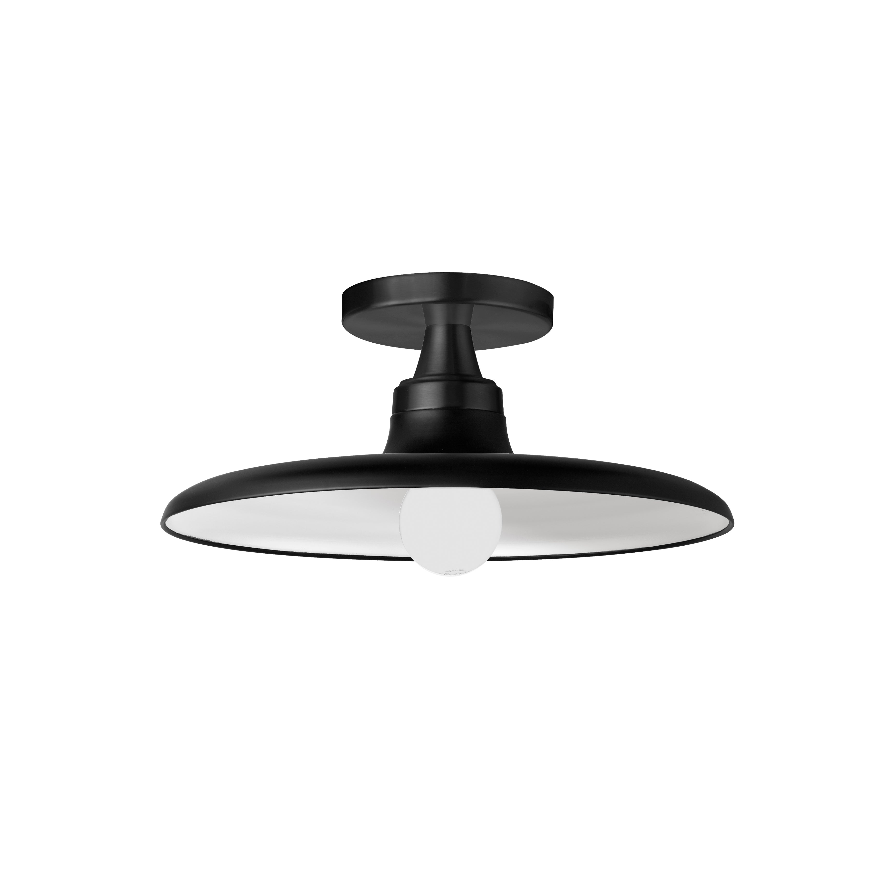 Plafonnier QUENTIN en noir mat — QTN-121SF-MB — Luminaire Expert