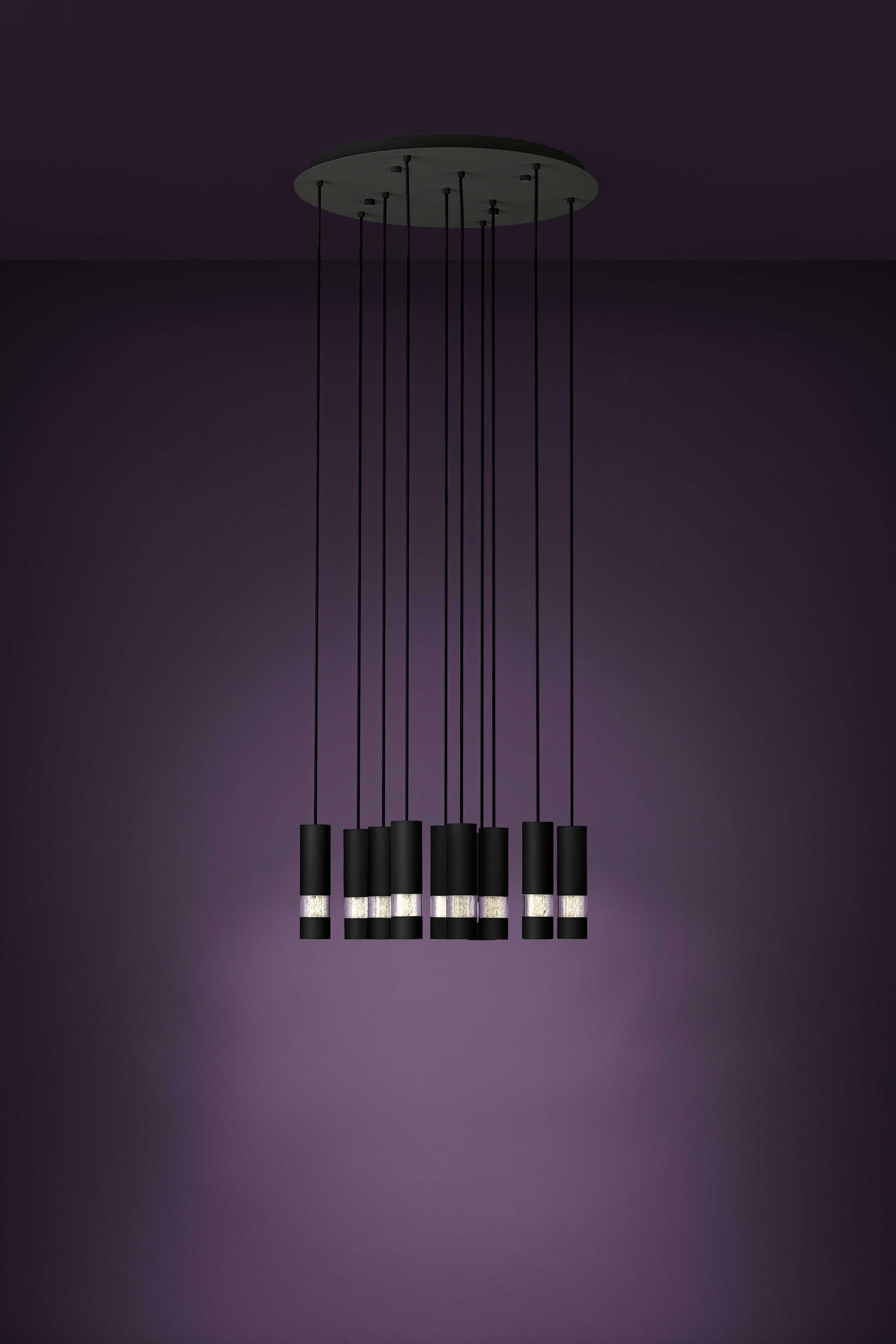 Suspension BERNABETA en noir — 39708A — Luminaire Expert