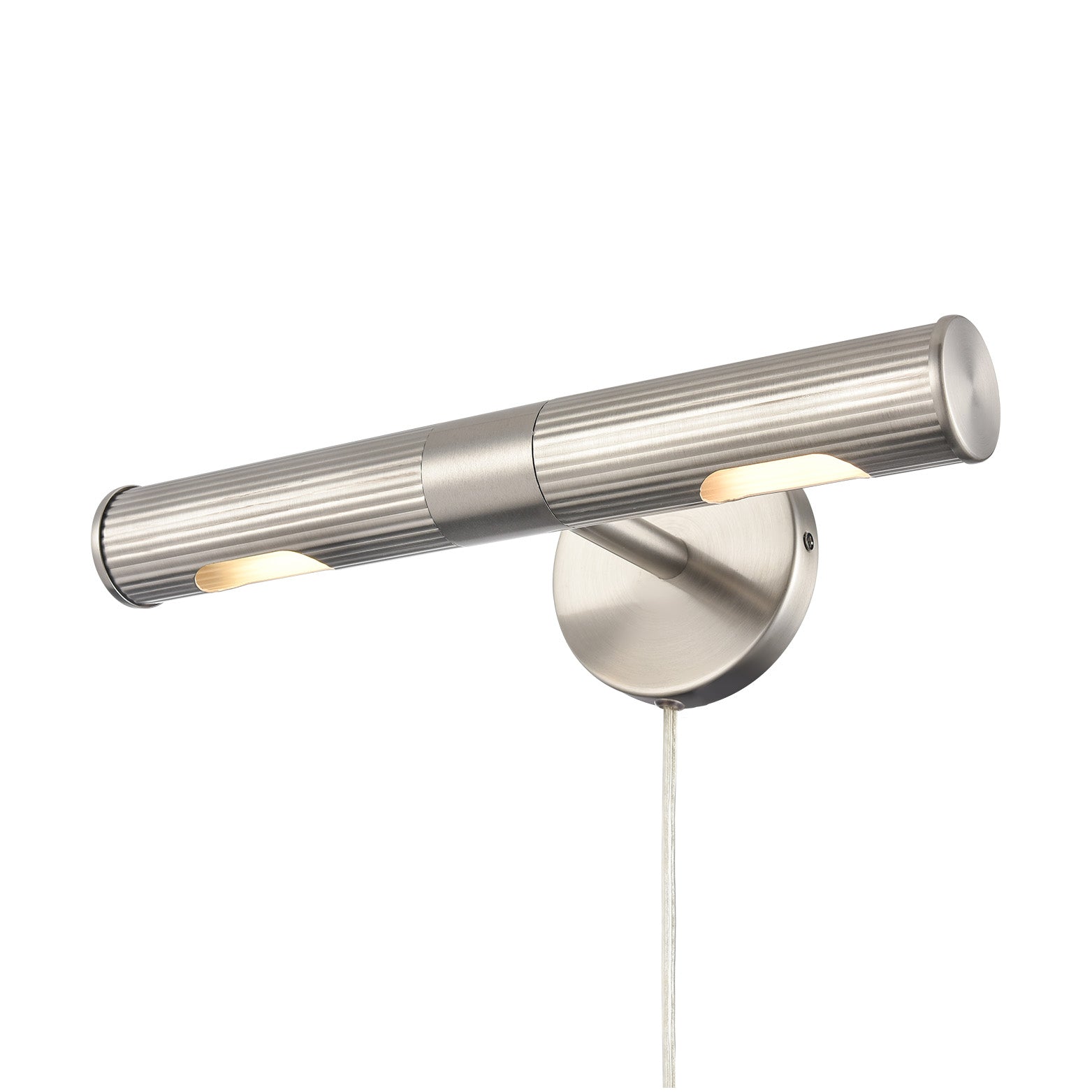 Applique murale BOUVIER en nickel satiné — DVP36901SN — Luminaire Expert