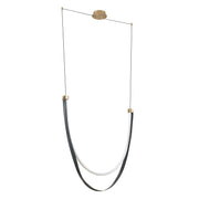 Suspension AYERS en champagne bronze — 207277A — Luminaire Expert