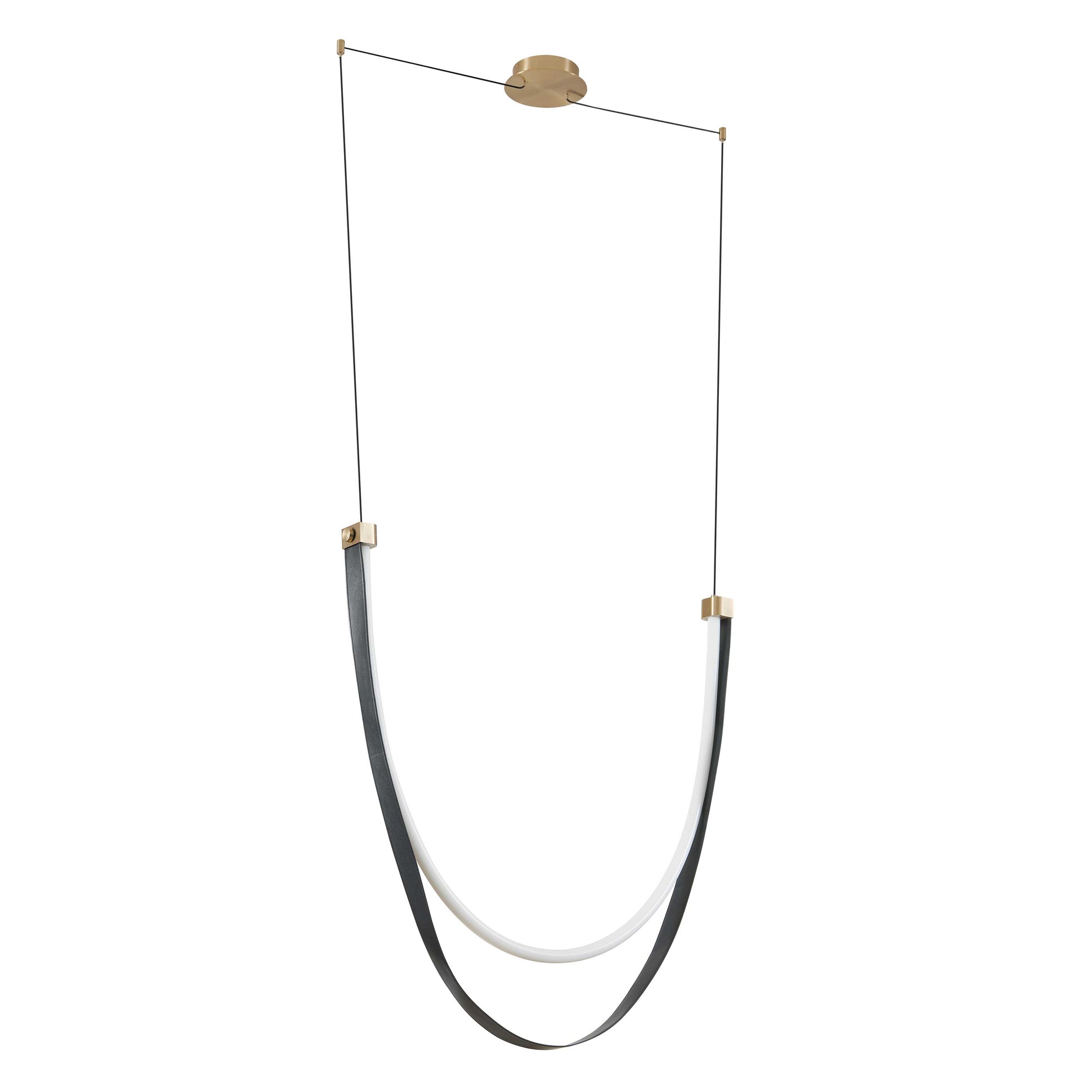 Suspension AYERS en champagne bronze — 207277A — Luminaire Expert