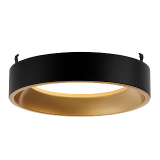 Accessoire de salle de bain RIGID HS en noir mat et or — 3660411 — Luminaire Expert