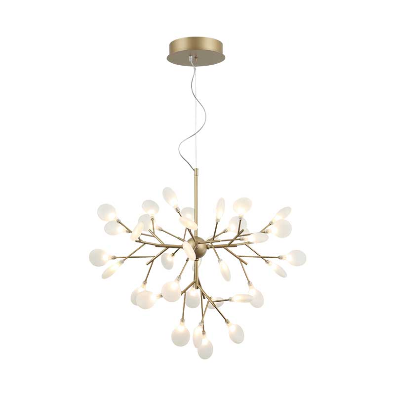 Suspension HYDRANGEA BLOOM en doré — C69830GL — Luminaire Expert
