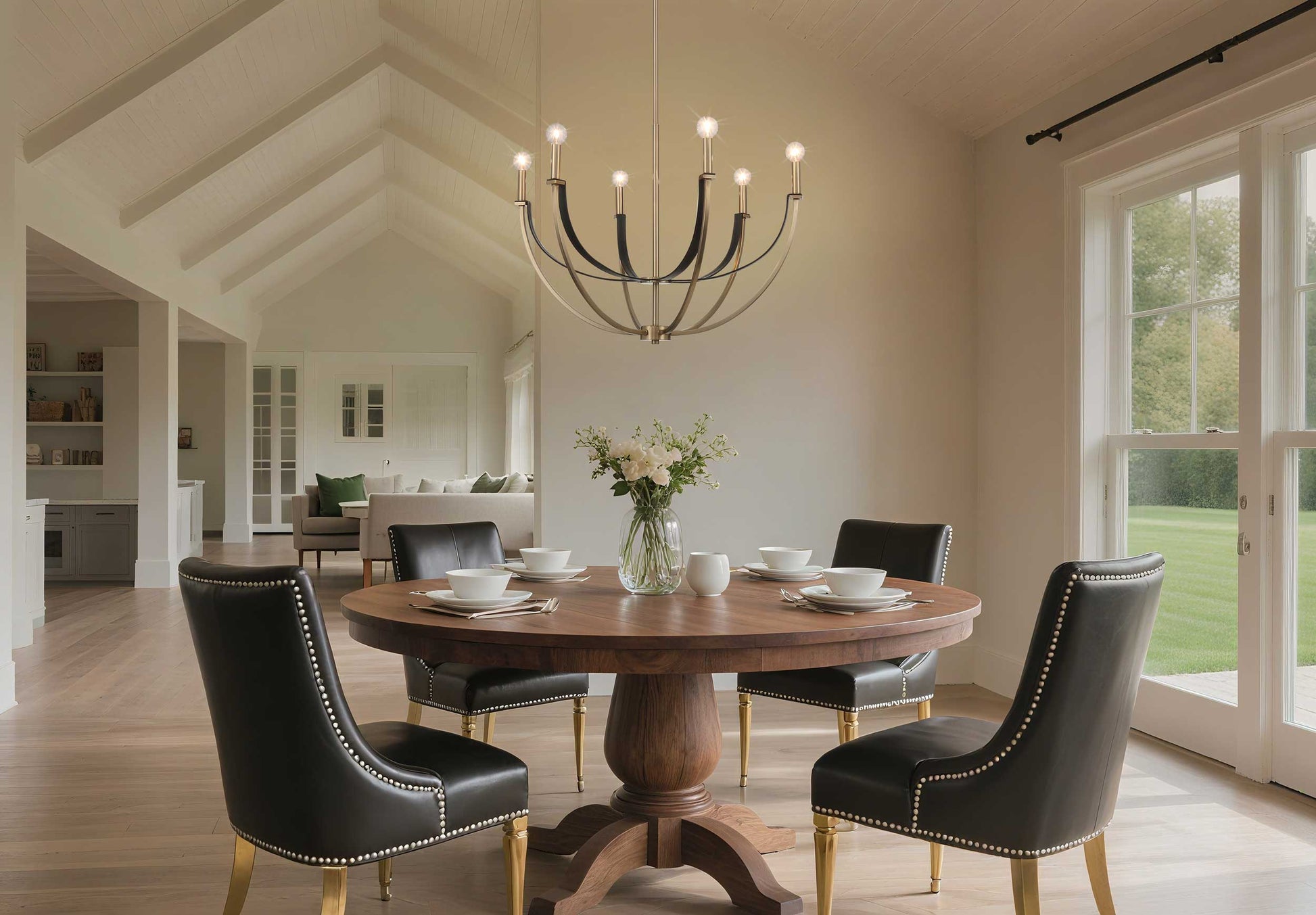 Suspension SUSSEX en champagne bronze — 207368A — Luminaire Expert