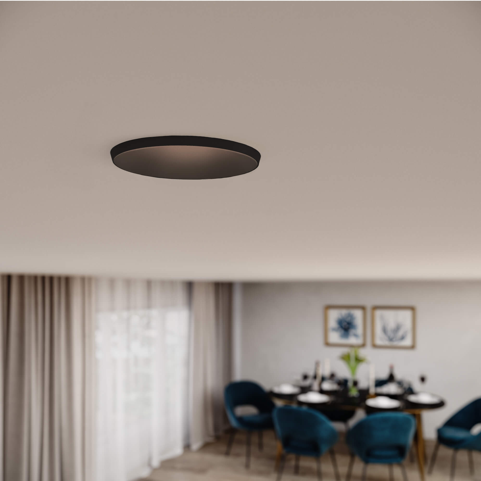 Accessoire de salle de bain NEST en noir — ATR04-CDW-BK — Luminaire Expert