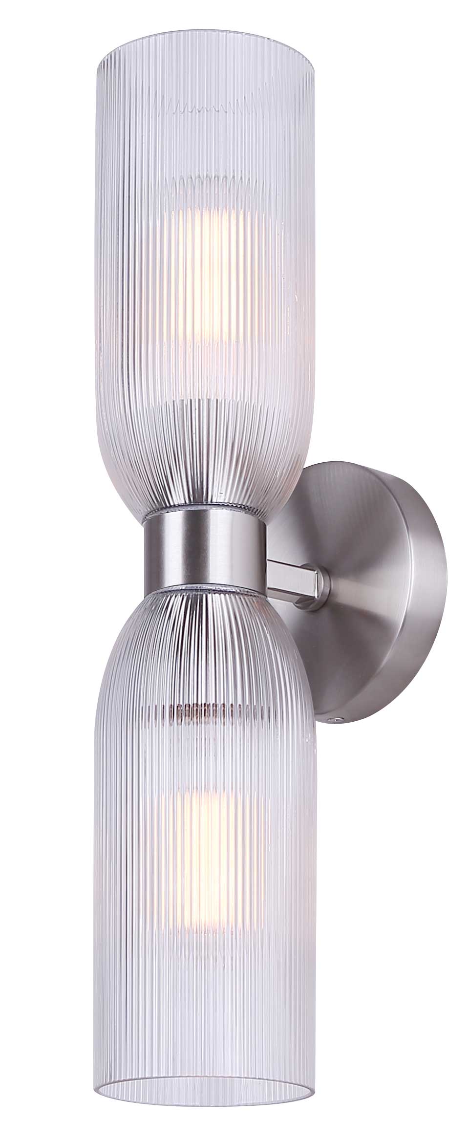 Applique murale OMARION en nickel brossé — IWF1252A02BN — Luminaire Expert