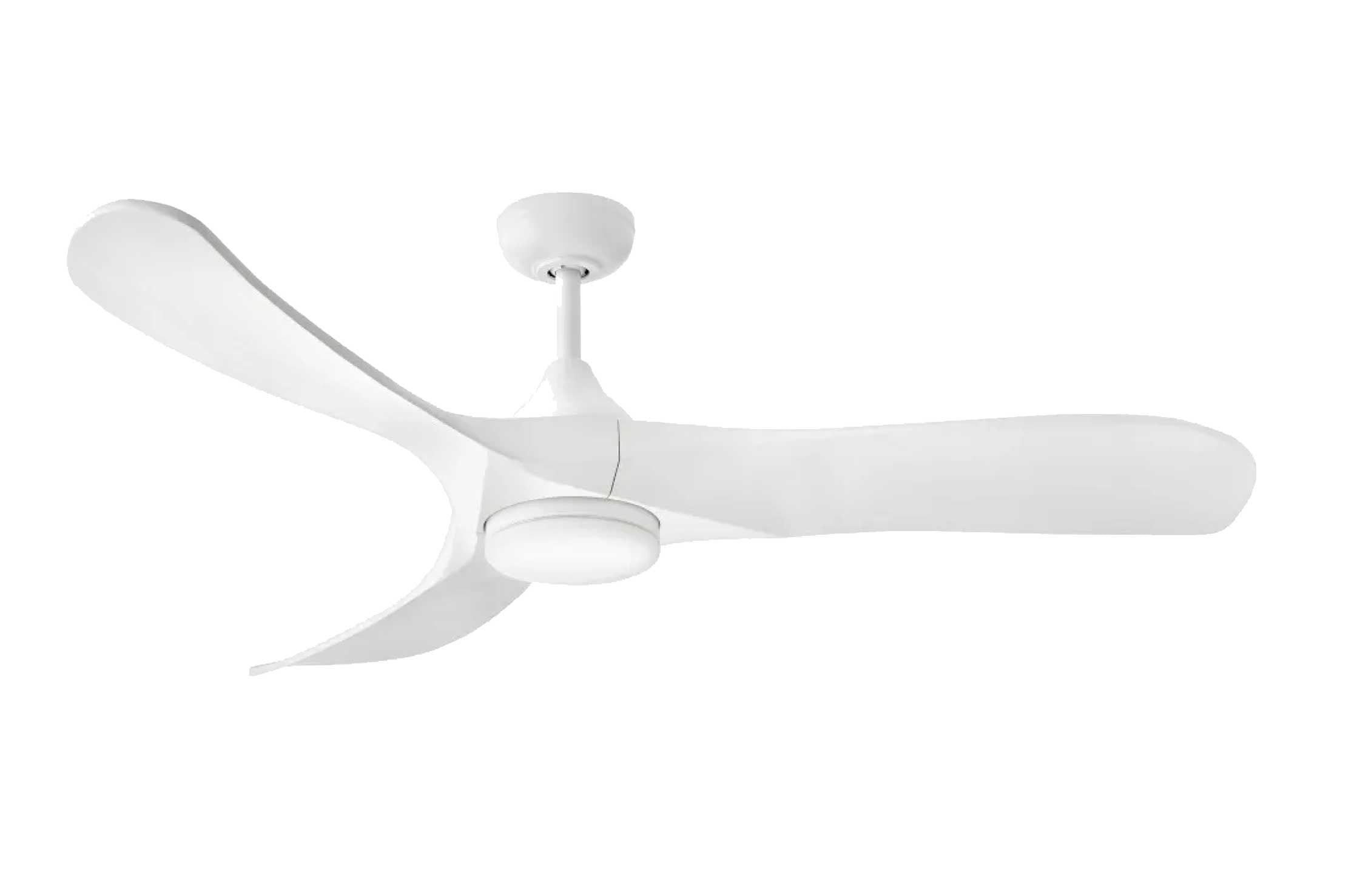Ventilateur de plafond SWELL LLUMINATED en blanc mat — 903856FWW-LDD — Luminaire Expert