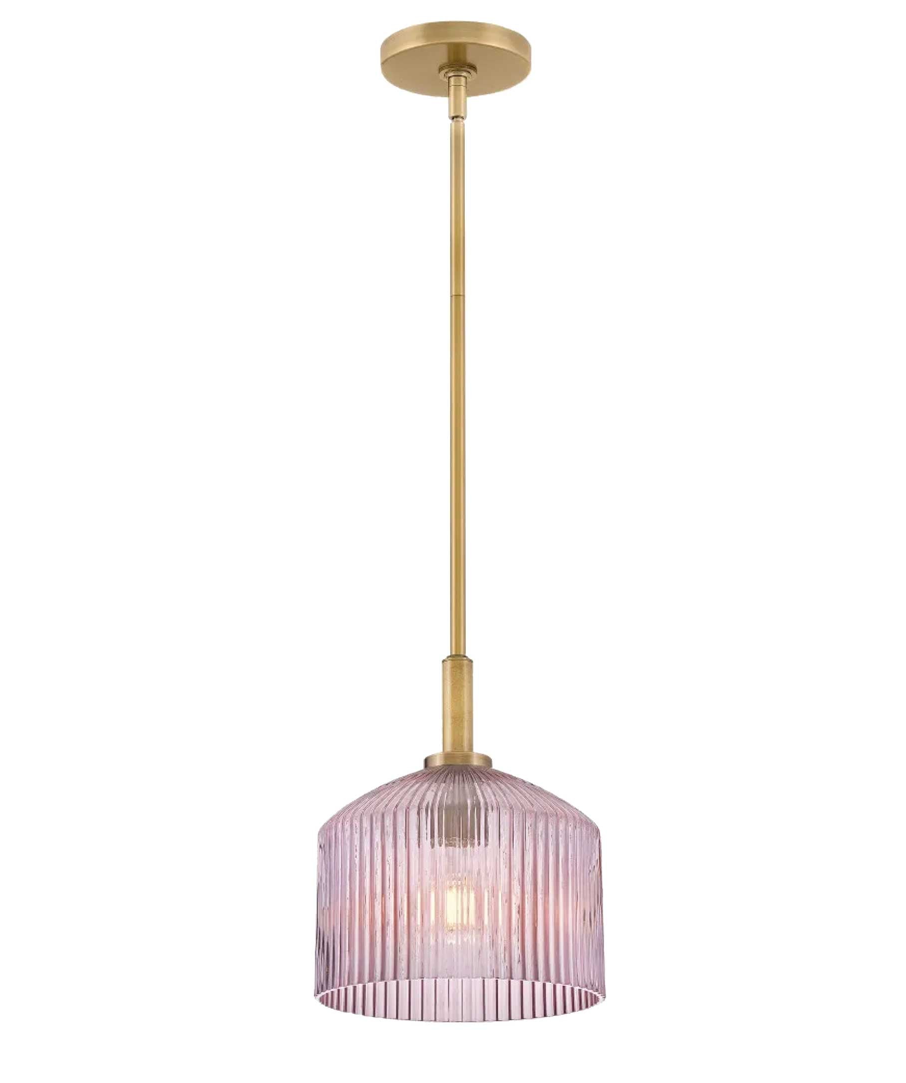 Suspension LISETTE en laiton laqué — 83727LCB-RO — Luminaire Expert