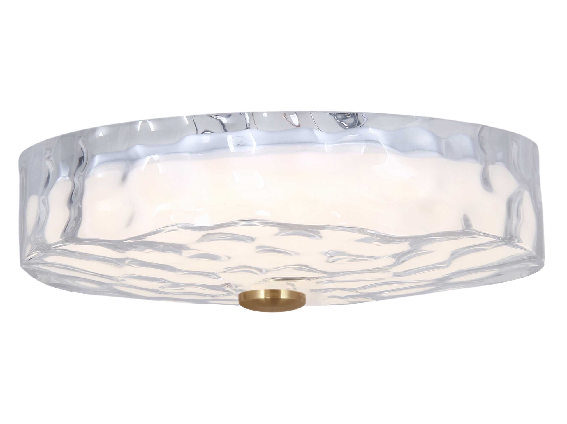 Plafonnier DULCE en laiton vieilli — DUL-1530LEDFH-AGB — Luminaire Expert