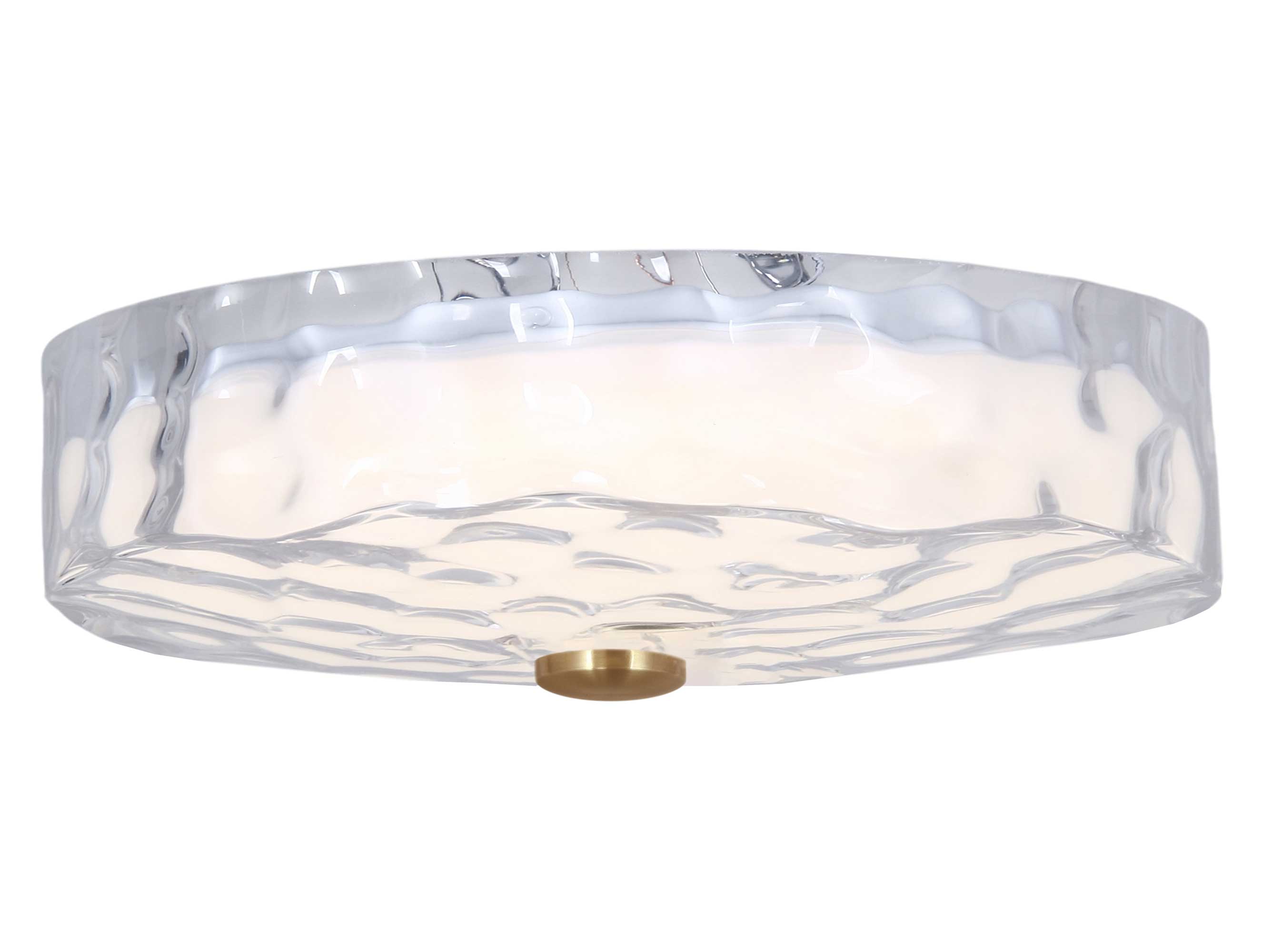 Plafonnier DULCE en laiton vieilli — DUL-1530LEDFH-AGB — Luminaire Expert