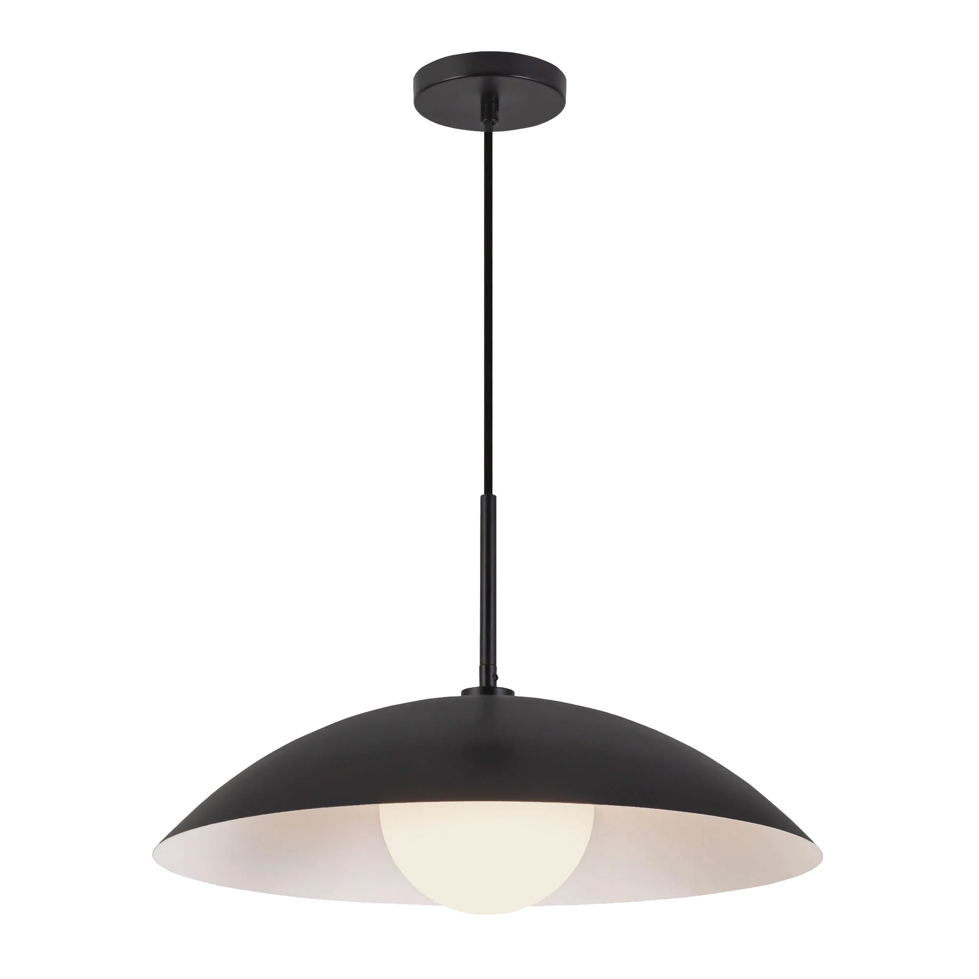 Suspension REGENT en noir — PD56019-BK — Luminaire Expert